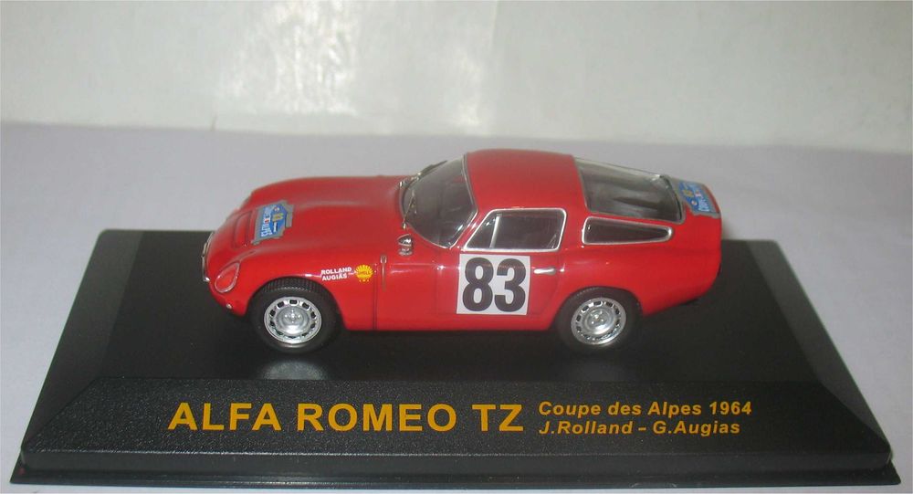 Ixo - Alfa Romeo TZ - Vencedor Coupe des Alpes 1964 - Jean Rolland