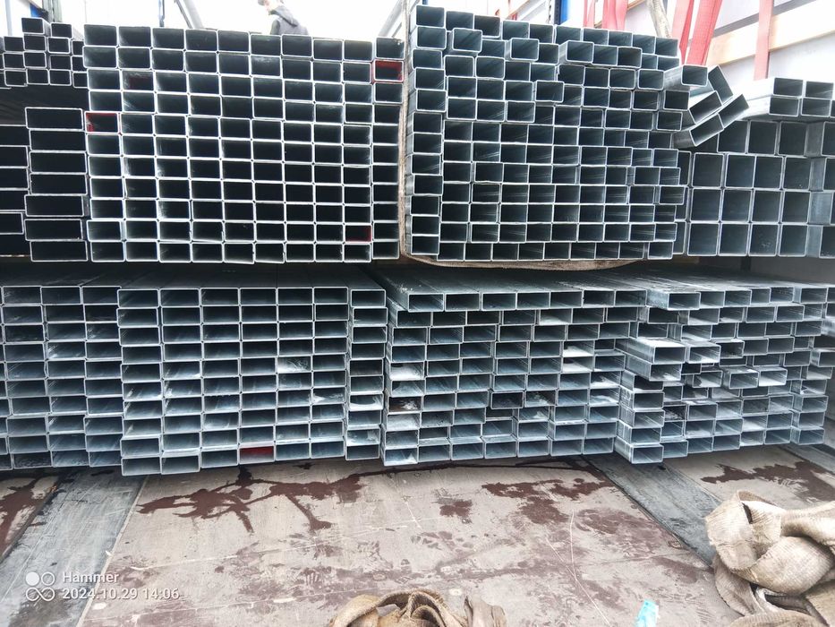 Profil ocynk 80/40/2 i 3 mm profile zamknięte OCYNK 6 m