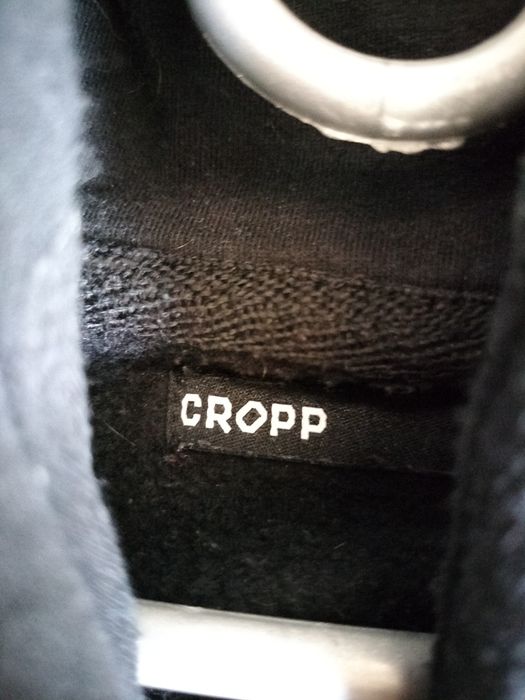 Bluza z croppa czarna rozmiar m
