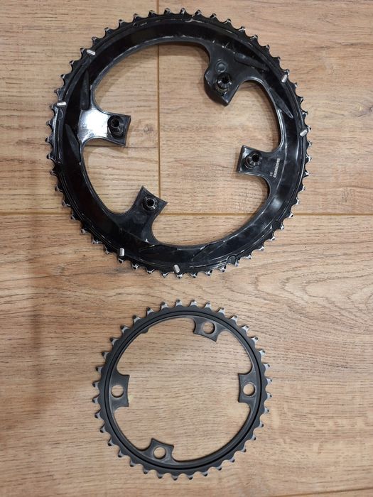 Зірка шатунів Shimano Dura-Ace FC-R9100 53T та 36Т