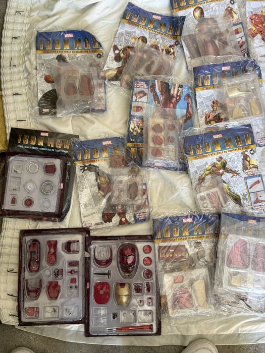 Coleção Iron Man para montar armadura (vários fascículos + peças, novo)