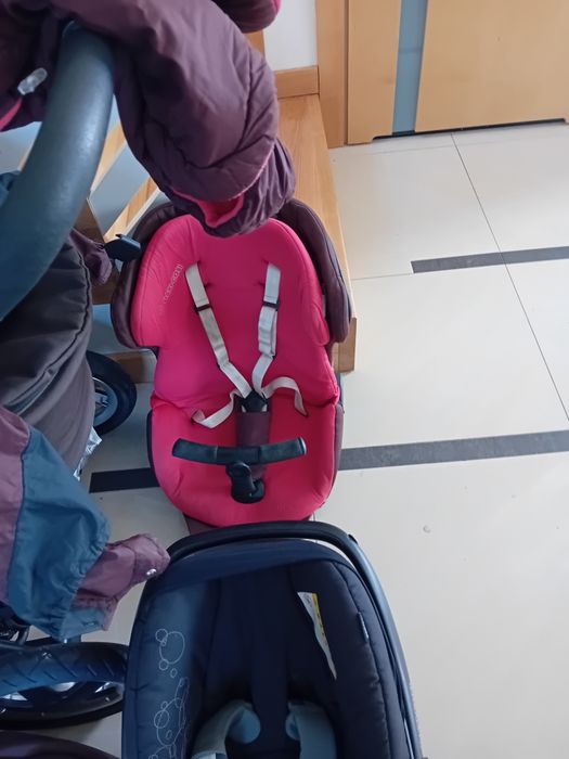Wózek dziecięcy - Zestaw Maxi-Cosi Mura 4 Gondola Spacerówka Fotelik Pebble