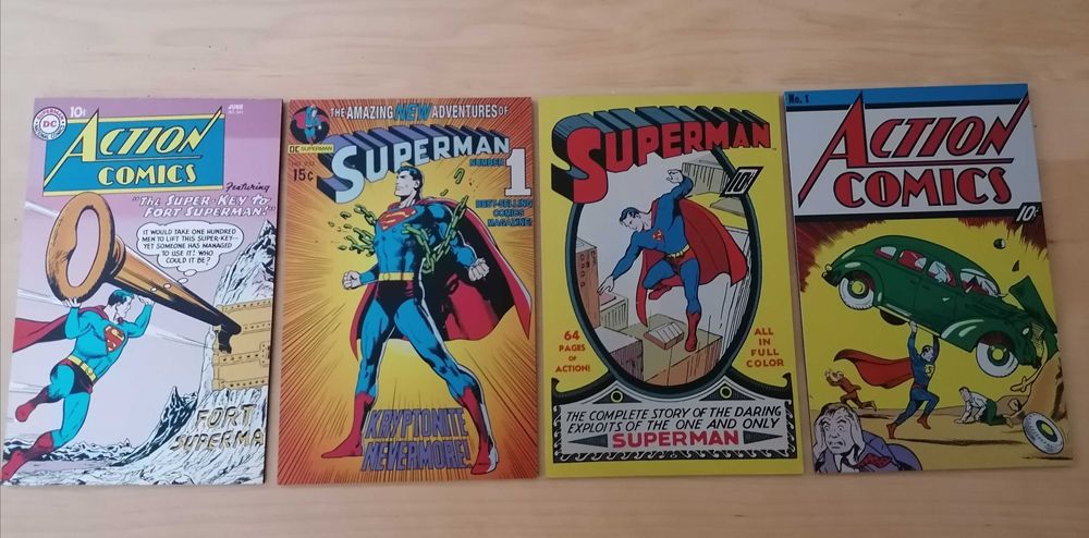4 Posters em metal - Superman