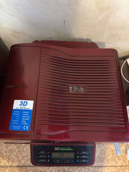 3D вакуумний термопрес ST3042 для сублімації| 2900W |