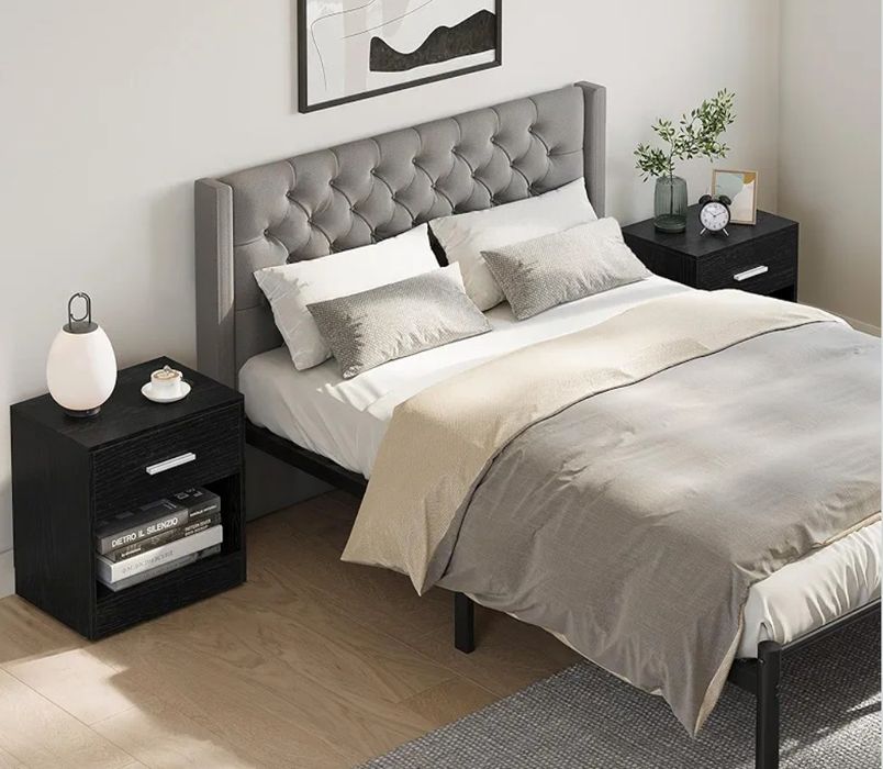 Nocne szafki czarne 2szt