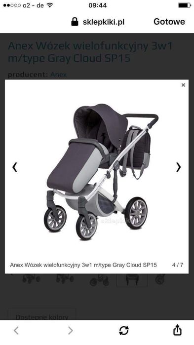 Wózek dziecięcy 4 w 1
