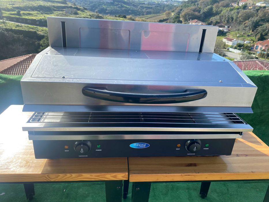 Grelhador Salamandra Gratinador profissional trifásico