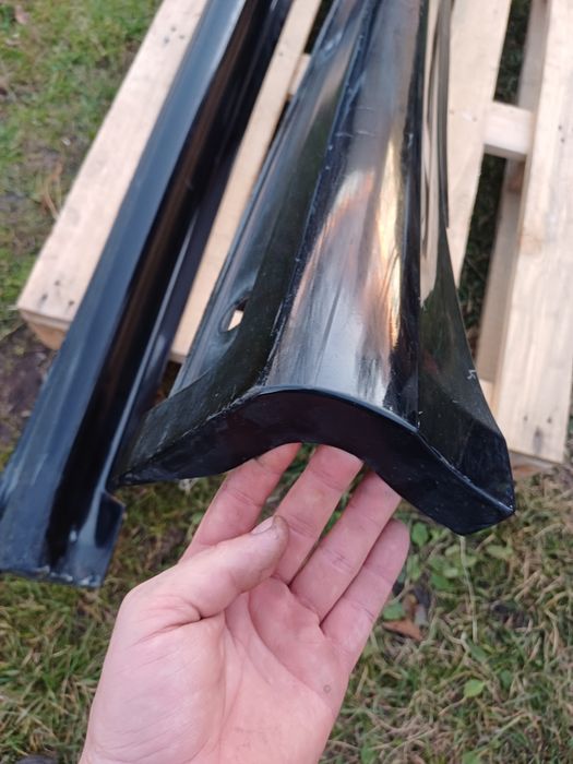 Mercedes B-Class W245 пластикові накладки на пороги