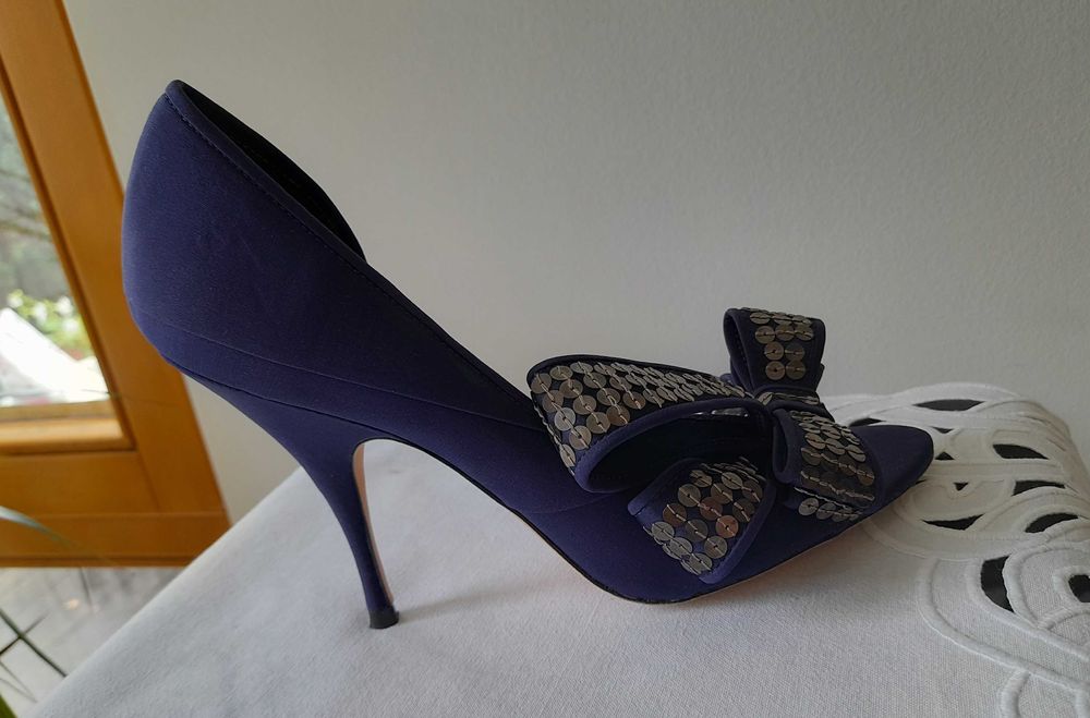 KAREN MILLEN szpilki czułenka PIĘKNE