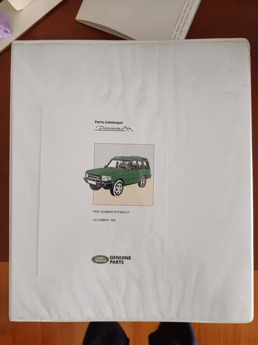 Landrover manual peças