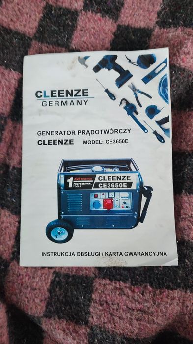 Продам генератор CLEENZE ce3650e
