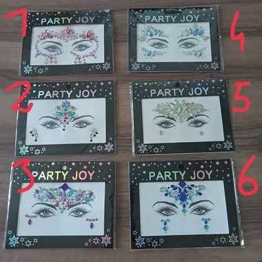 Ozdoba karnawałowa na twarz 1 szt