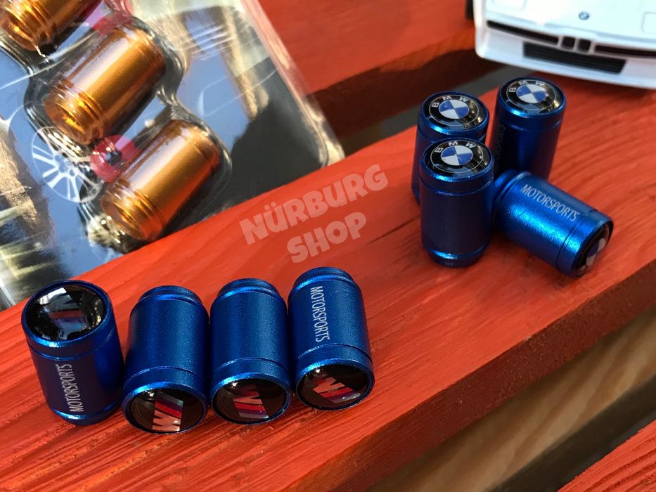 Металлические колпачки на ниппеля BMW M Motorposts БМВ F10 F15 F30 G30