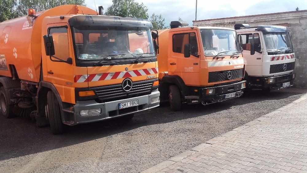 Zamiatanie ulic, parkingów, usługi i wynajem zamiatarki
