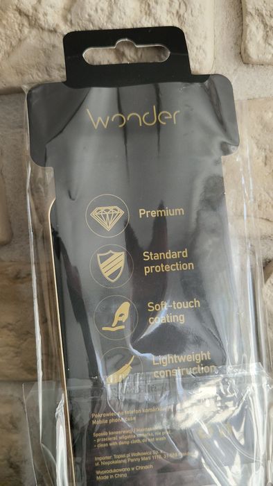 Kabura Wonder Frame do Iphone 17 Pro Max czarna + szkło Gratis