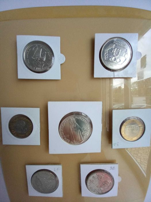 Moedas comemorativas de 200 escudos - Todas as datas