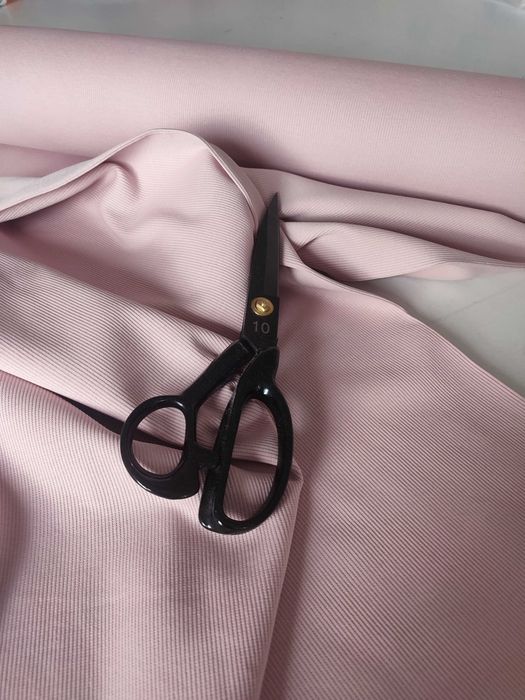 Do sprzedania bawełniany ściągacz prążek 10m. pudrowy róż