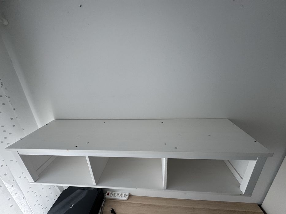 Półka ścienna Hemnes Ikea biała 148x37 cm