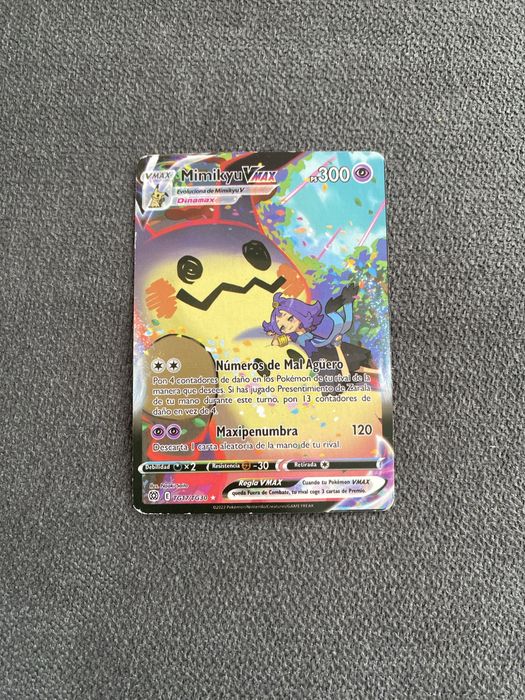 Carta pokémon em bom estado