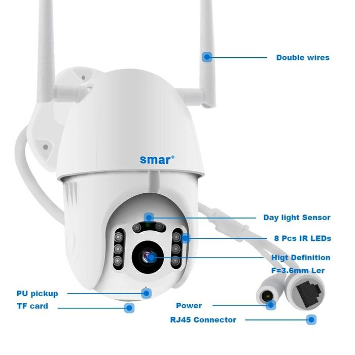 Câmara de vigilância Wi-Fi
