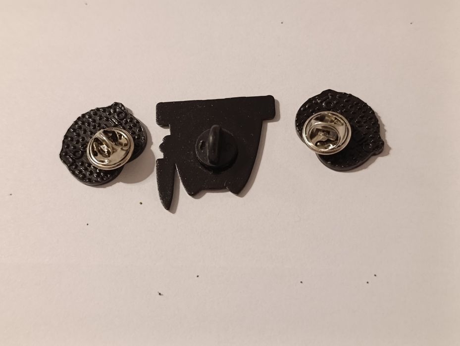 Przypinki zestaw kot precel