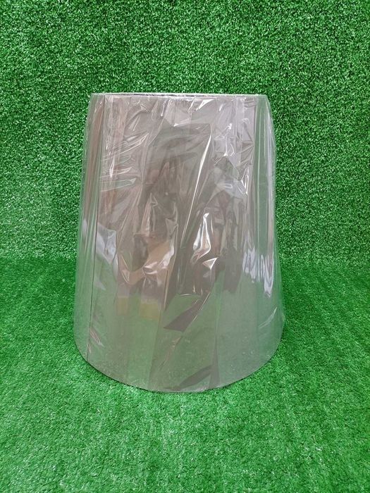 Dekoracja Abażur Klosz XXL 39cm x 38cm biało - szary NrP255