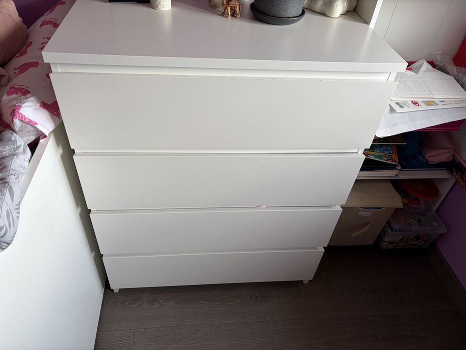 Komoda biala malm ikea