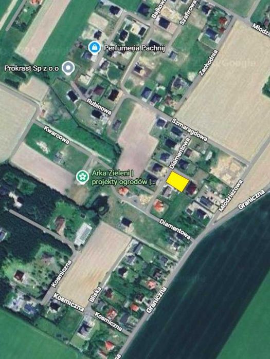 Pigża działka budowlana 1000 m - Widok 2