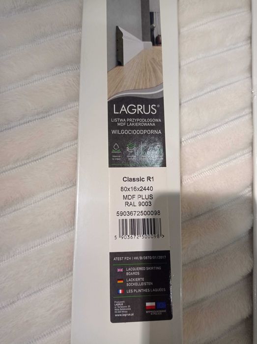 Listwa przypodłogowa LAGRUS Classic R1