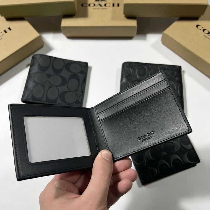 Гаманець Coach та візитниця коач кошелек подарунковий набір чоловіку