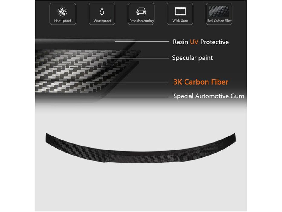 BMW 4 G22/23/26 Спойлер M4-Style V2 (для G22/G82, Карбон)