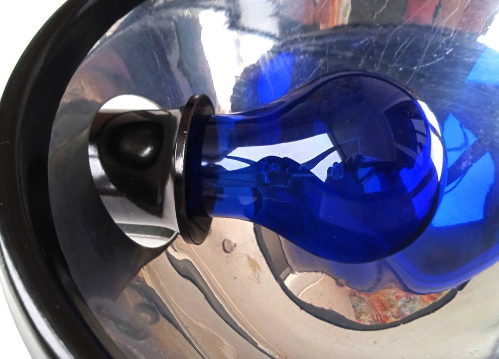 Інфрачервона лампа розжарювання мініна синя лампа (кобальтове скло)