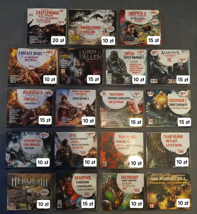 PŁYTY CD-ACTION  ORAZ GRY W PUDEŁKACH