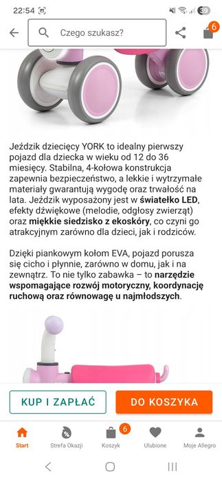 Jeździk Milly Mally