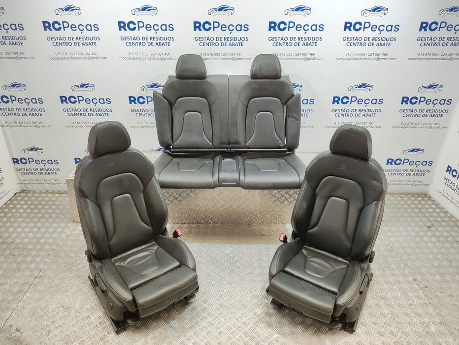 Conjunto Bancos Originais Pele Audi A5 8T S-Line Cabrio