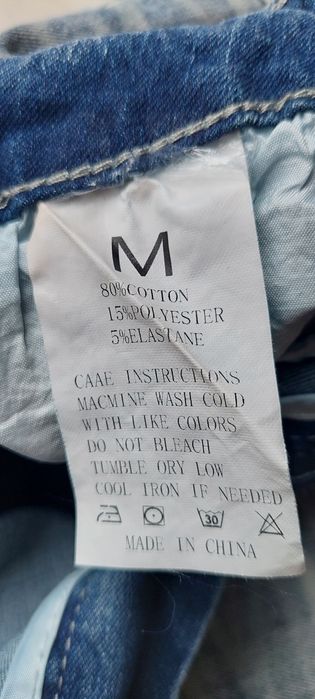 Spodnie dżinsy rozm. M męskie młodzieżowe