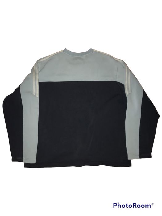 błękitno-granatowa bluza adidas vintage