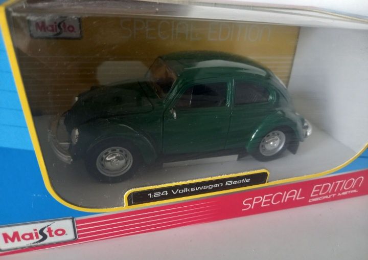 Volkswagen Beetle escala 1:24 novo