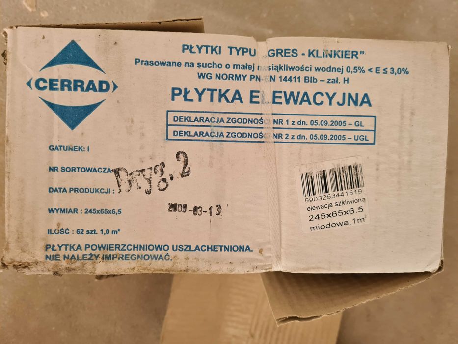 Płytka elewacyjna