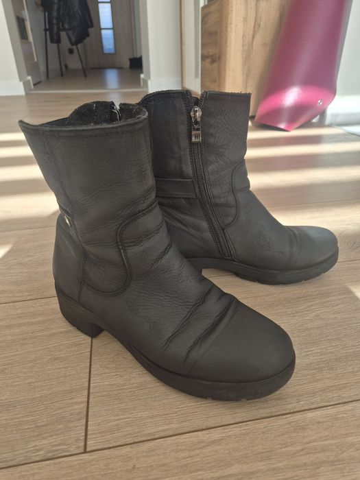Buty zimowe skórzane Nessi 37