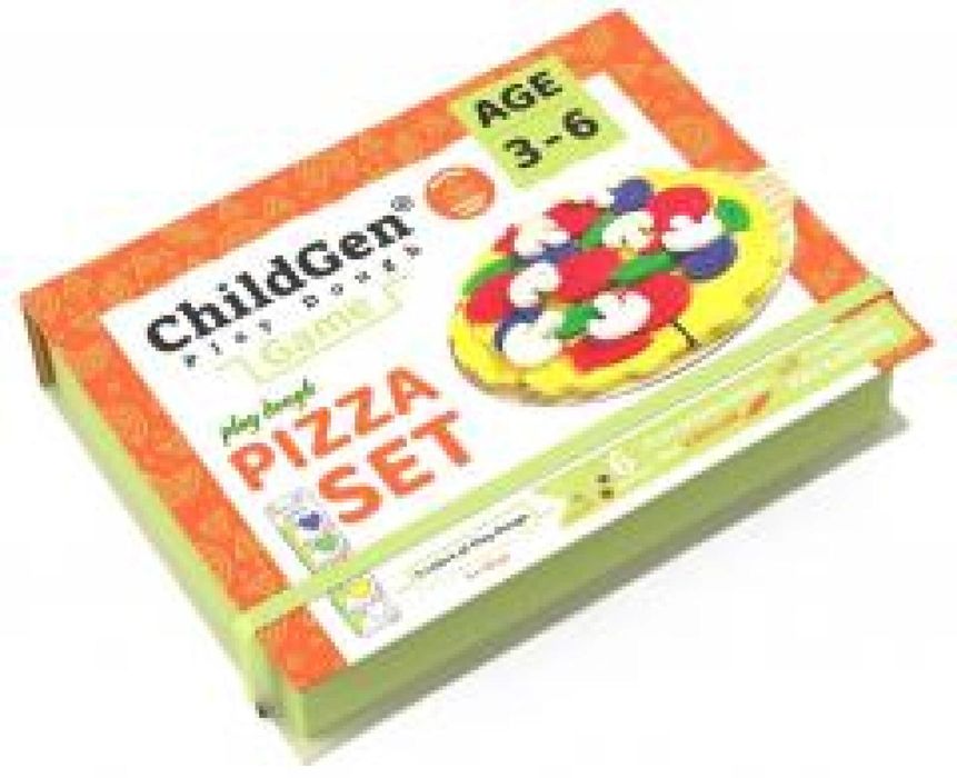 Ciastolina naturalna zestaw kreatywny Pizza ChildGen pudełko,192x349