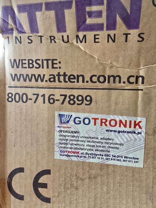 Oscyloskop ATTEN ADS 1022+ 25MHz Jak nowy