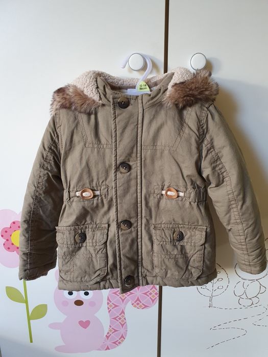 Kurteczka/Parka wiosenna-jesienna-zimowa, rozmiar 86 (12-18mc)