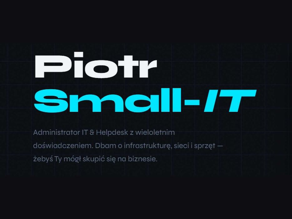 Administrator IT / informatyk – wsparcie dla firm i klientów indywidualnych Warszawa