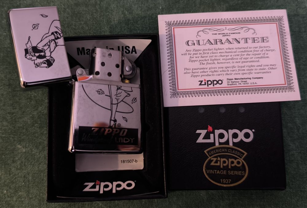 Isqueiro Zippo Windproof Lady, Novo