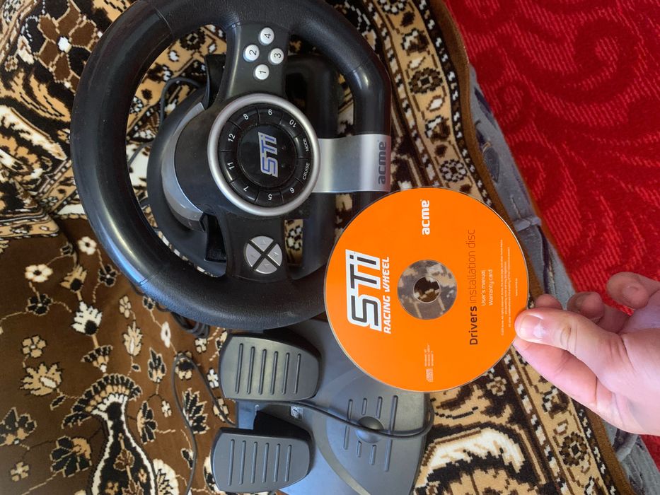 Руль з педалями acme