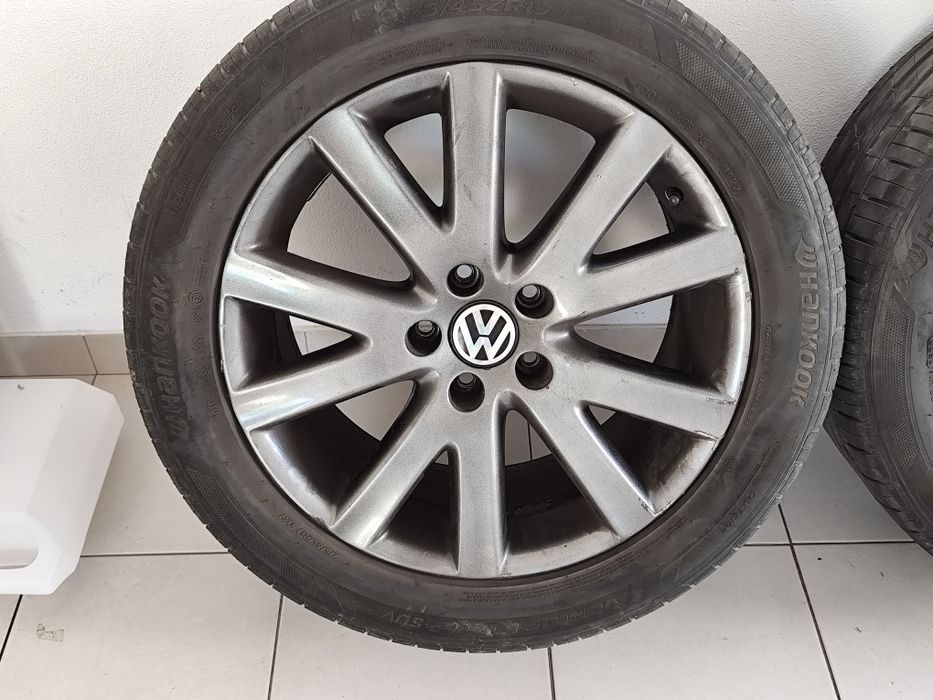 4 Jantes Originais VW Touareg 19" + Pneus