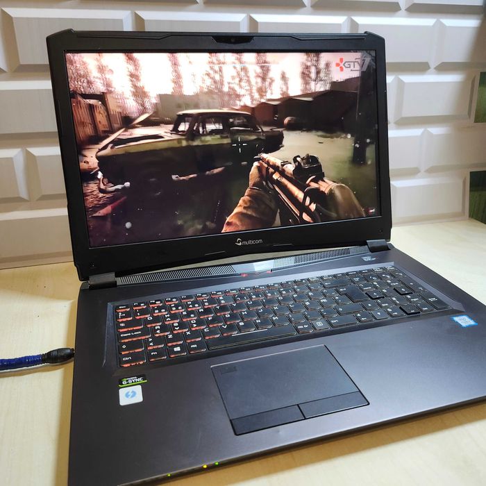 17' 4к OLED GTX 1070 8gb ТОПОВЫЙ ноутбук видеокарта 8 гб