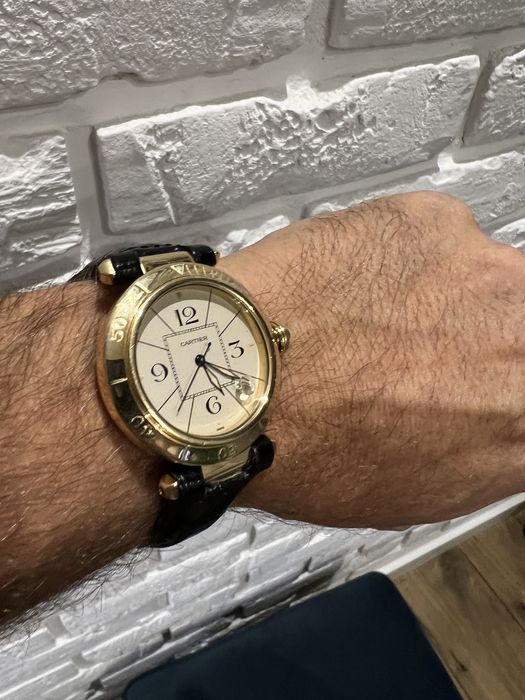Złoty zegarek Cartier Pasha Ostrów Wielkopolski • OLX.pl