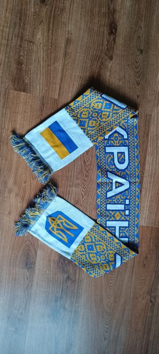 Ukraina szalik kibica reprezentacji używany